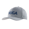 Left Tilt View of VUGA Hats - Blake Cap in Cool Grey