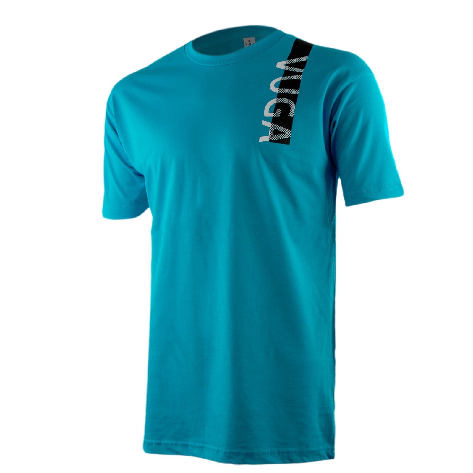 Lock Verticle Logo Tee - Aqua